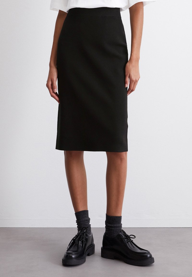 Marc O'Polo KOMPAKTER - Bleistiftrock - black