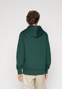 GANT Cipzáras pulóver - tartan green