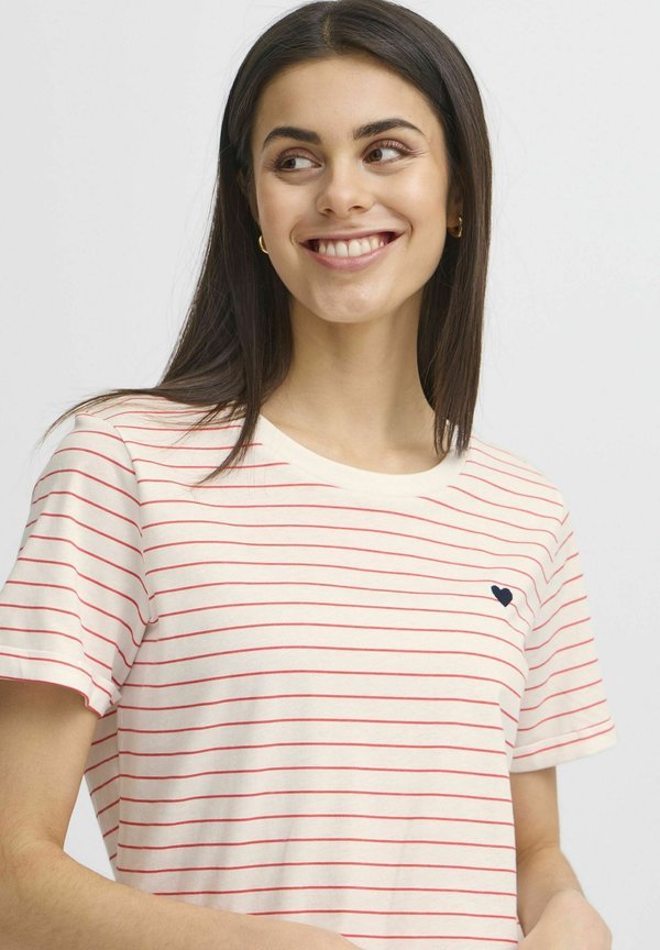 FRAMORA - Print T-shirt - teaberry mix4