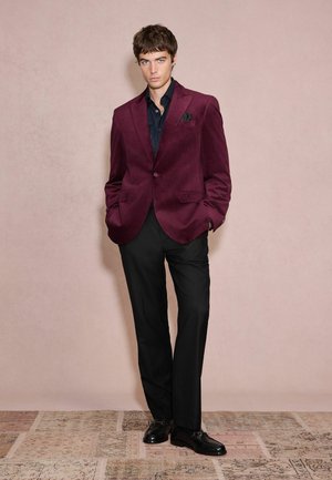 Next, VELVET BLAZER - Blazer jacket - burgundy red