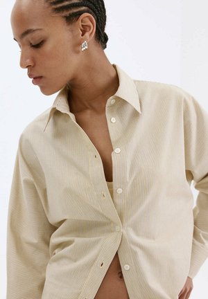 Mango, ADULT - Bluza s gumbima - light yellow