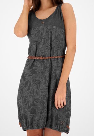Robe en jean - black