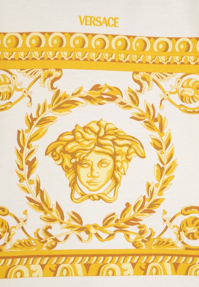Versace BABY GARLAND MEDUSA PRINT UNISEX - Triko s potiskem - white/gold