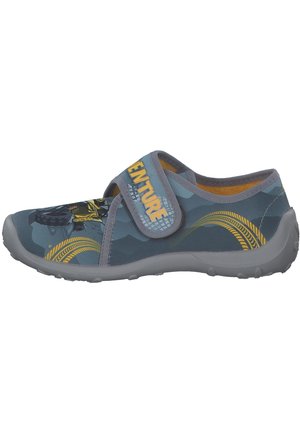 Klettschuh - graugelb
