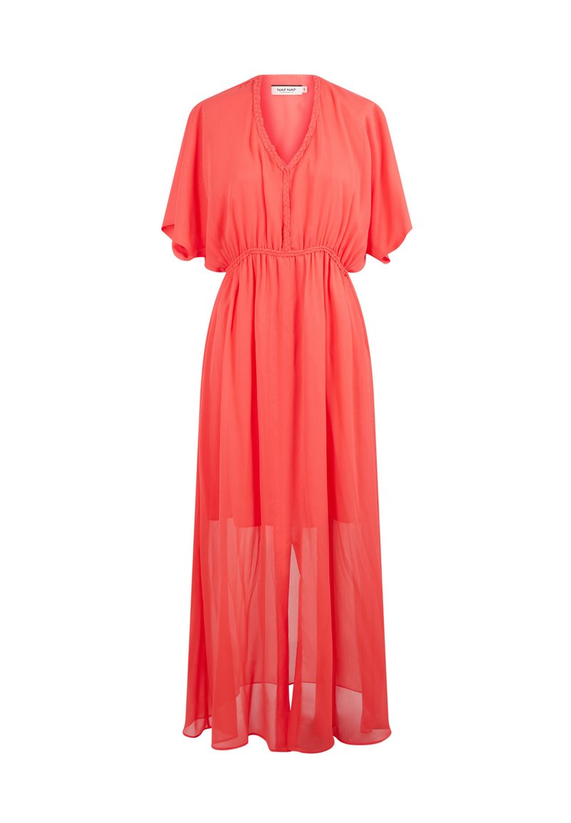 Naf Naf Maxi-jurk rood Naf Naf Maxi-jurk rood