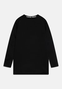 Nike Performance NIKE PRO DF CREW WARM UNISEX - Langærmet T-shirt - black/white