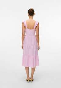 Vero Moda LINN MIDI - Abito a camicia - bonbon