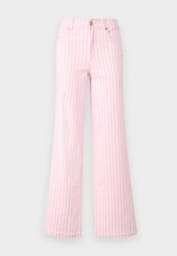 LEONORA - Wide Leg - romance rose/white