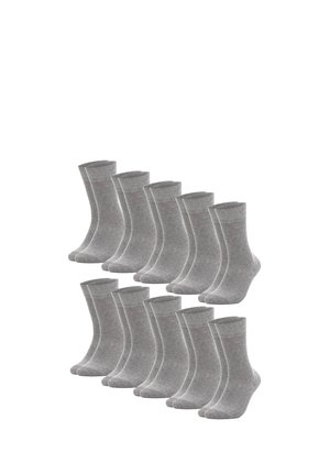 OCCULTO, 10 PACK 100% BAUMWOLLE BUSINESS - Socks - grau