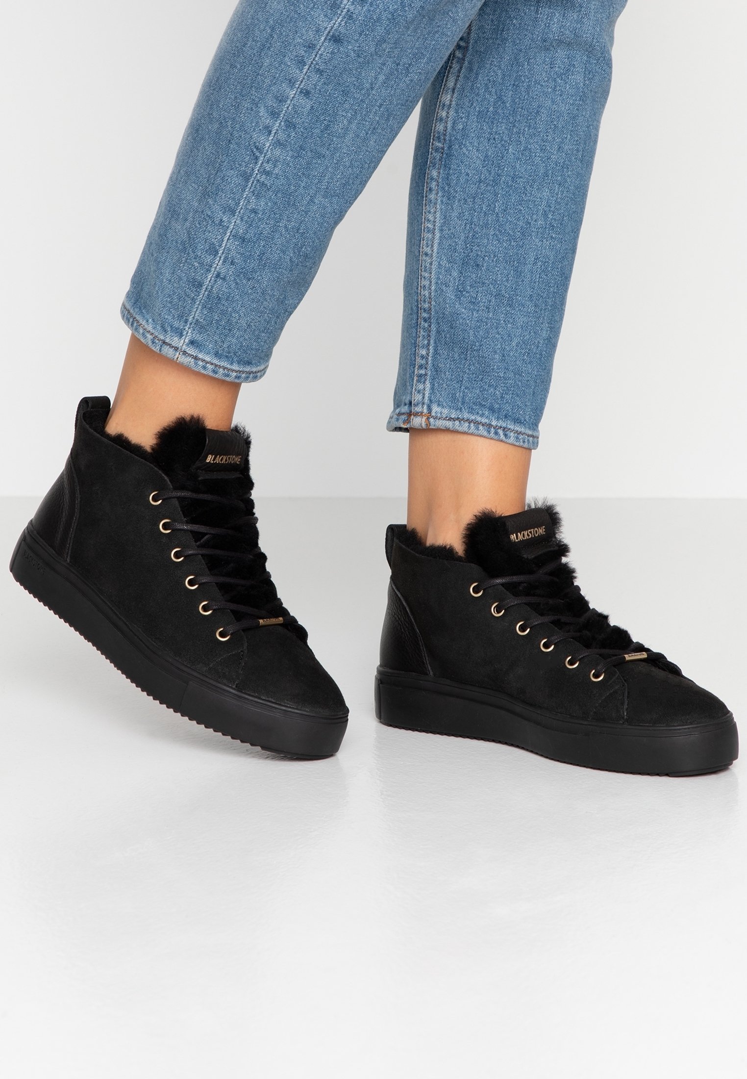 Sneaker High Top Blackstone Sneakers Damen ASPEN YG26 Asphalt
