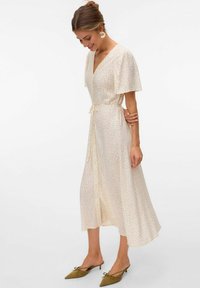 Vero Moda VMALBA MIDI - Kasdienė suknelė - birch