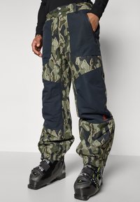 Columbia CORESHOT™ PRINTED PANT - Slēpošanas bikses - greenscape/treebark/black