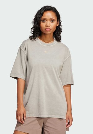 WASHED TEE - T-shirts basic - silver pebble