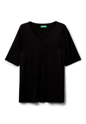 United Colors of Benetton V-NECK  - T-shirt basique - black