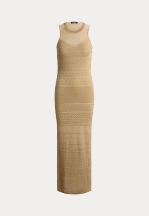 Lauren Ralph Lauren, POINTELLE-KNIT SLEEVELESS GOWN - Maxikleid - birch tan multi