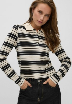 Vero Moda, POLO VMTHEA POLO-SHIRT - T-shirt à manches longues - birch