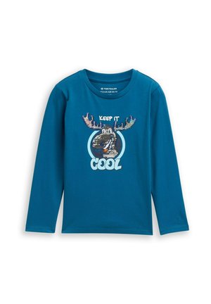 MIT WENDEPAILLETTEN - Longsleeve - blue