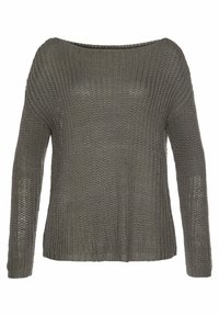 LASCANA Strickpullover - khaki