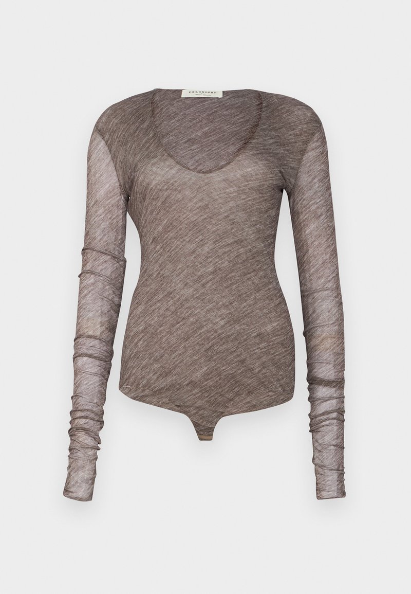 Philosophy di Lorenzo Serafini Longsleeve donkergrijs