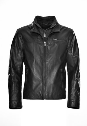 Lederjacke - black