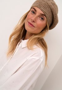 Cream CRKIKO BERET - Căciulă - portabella melange