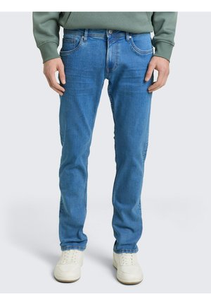 AEDAN STRAIGHT MIT STRETCH - Jeans Slim Fit - bright blue denim