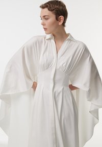 Leem MARKED WAIST - Maxi-jurk - white