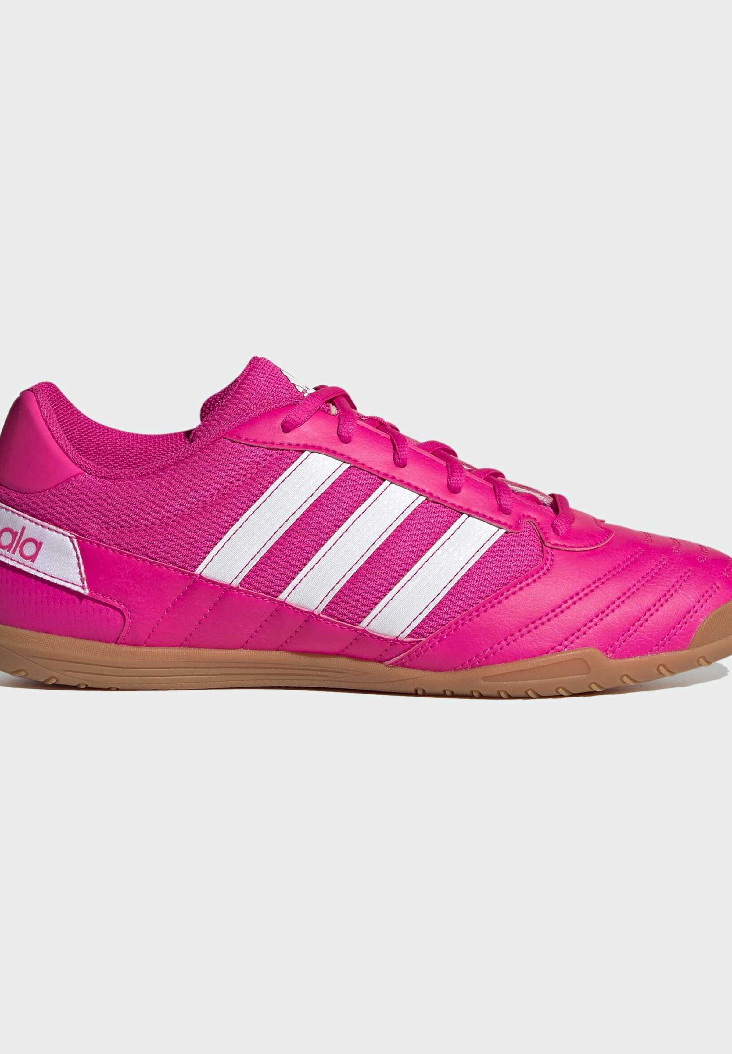 adidas Performance SUPER SALA - Zaalvoetbalschoenen -  shopnk/ftwwht/shopnk/donkerroze - Zalando.nl
