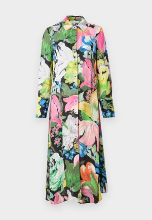 FRONT PLACKET MIDI DRESS - Kreklkleita - multi-coloured