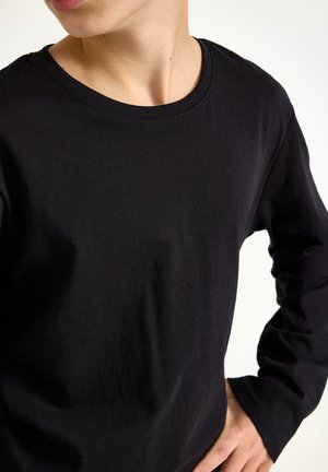Lindex, Langærmet T-shirt - black