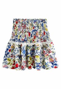 Next RUFFLE - REGULAR FIT - A-Linien-Rock - white fruit print