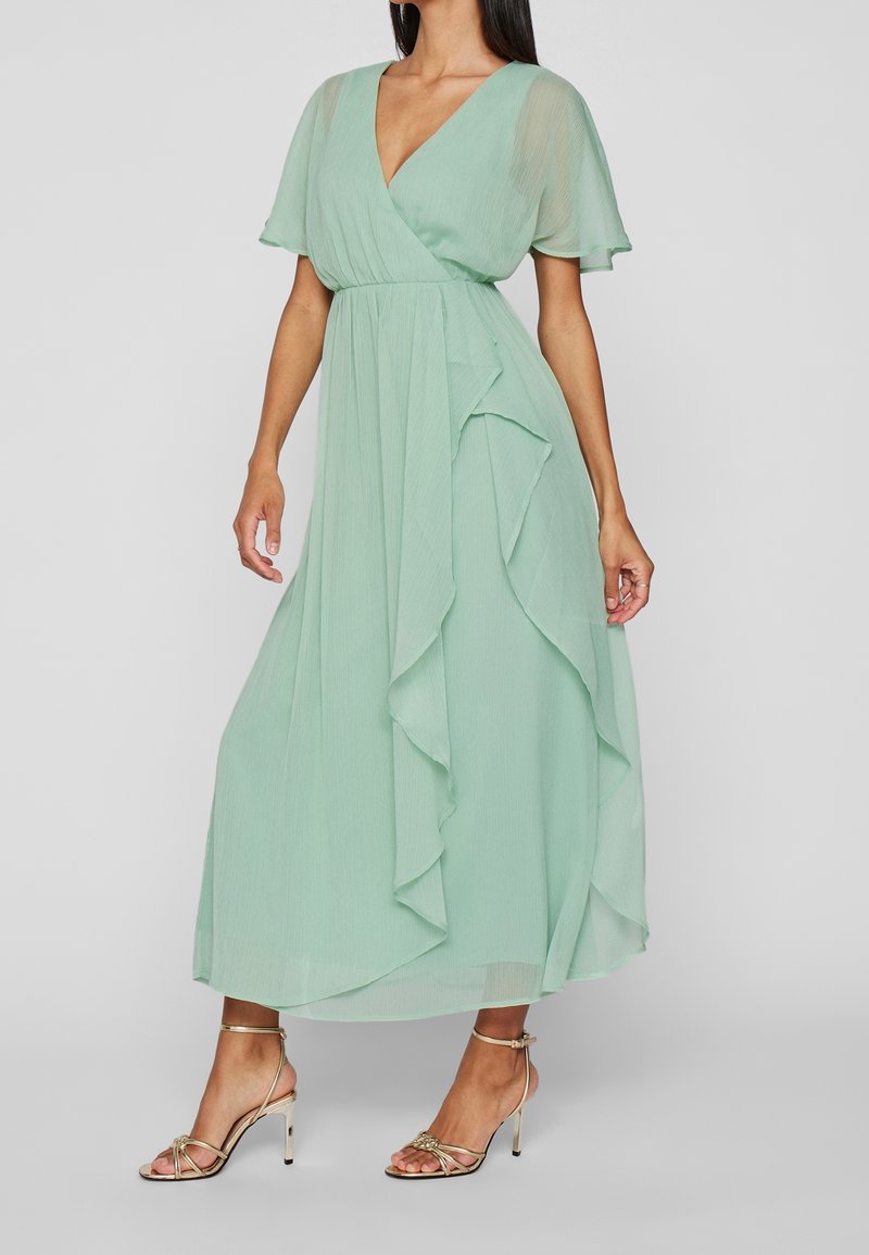 VILA Maxi dress - green - (Pre-owned) - Zalando.ie