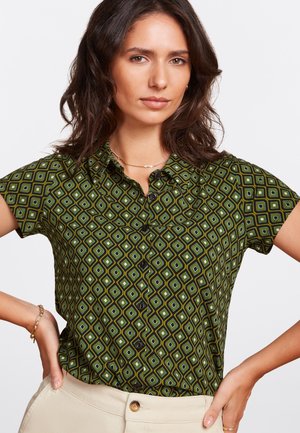 King Louie RIO - Button-down blouse - black
