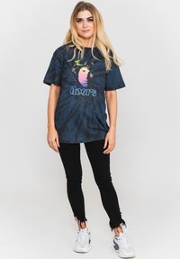 Paradiso Clothing THE DOORS HALFTONE GRADIENT TIE DYE  - Print T-shirt - blue