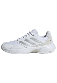 adidas Performance - COURTJAM CONTROL 3 TENNIS - Tennisschoenen voor alle ondergronden - cloud white   silver metallic   grey one Miniatuurafbeelding 1