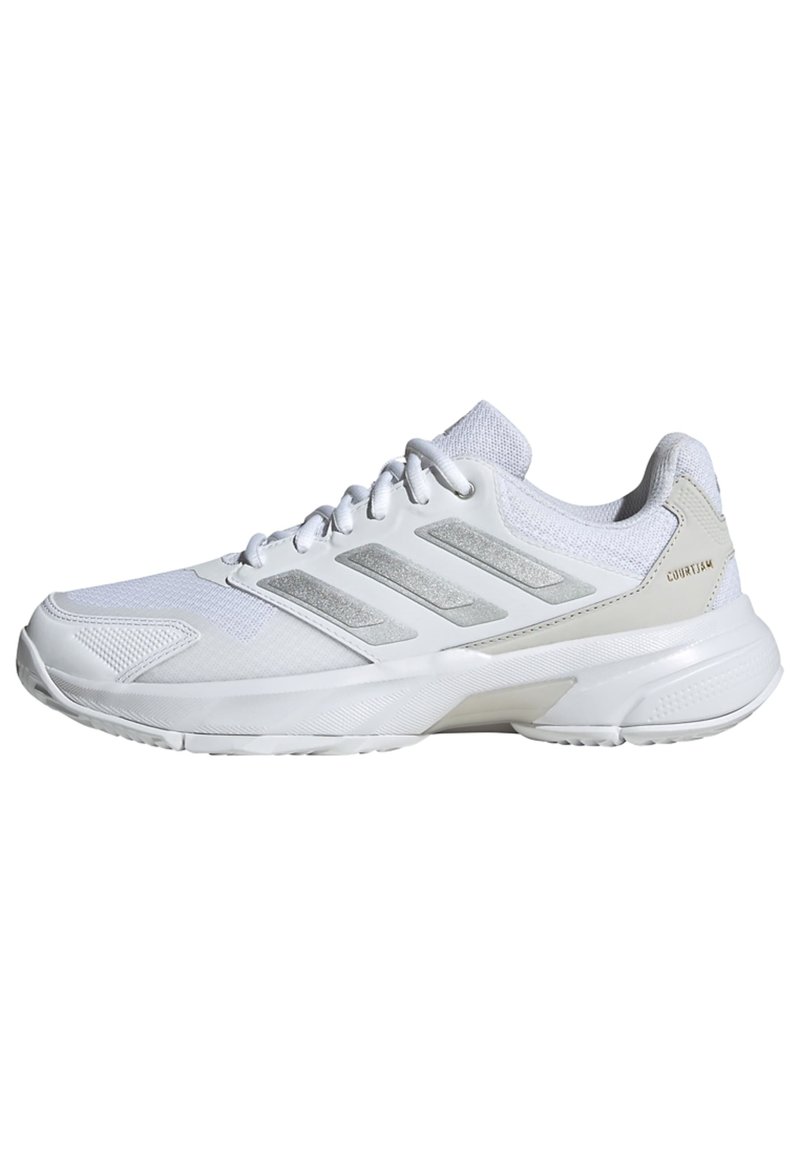 adidas Performance COURTJAM CONTROL - Teniso bateliai įvairiai dangai - cloud white   silver metallic   grey one