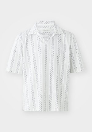 OFFICINE GENERALE YANN JAP CO PATTERNED STRIPE - Chemise - white/nightsky