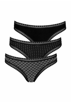 LASCANA 3 PACK - Slip - schwarz