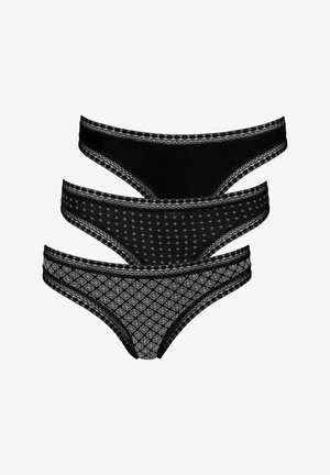 LASCANA 3 PACK - Slip - schwarz