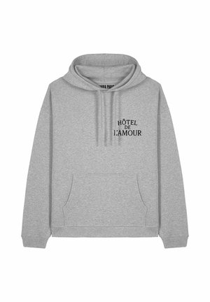 EMBROIDERY HEAYVWEIGHT UNISEX - Hoodie - mottled grey