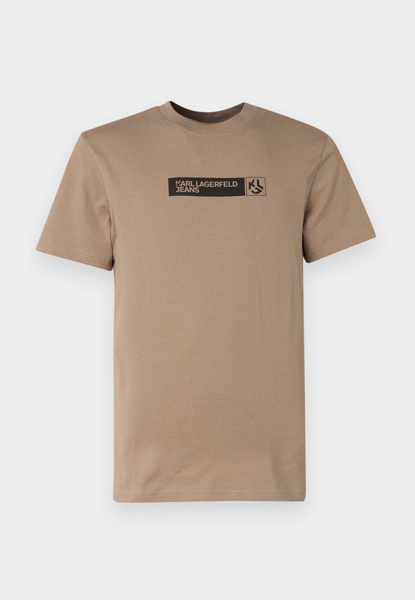 SLIM GRAPHIC  - Print T-shirt - desert taupe4