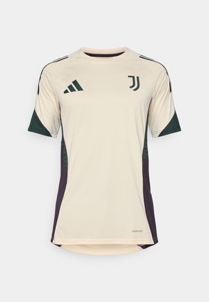adidas Performance JUVENTUS 25/26 TIRO25 EUROPEAN TRAINING JERSEY - Club wear - ecru tint