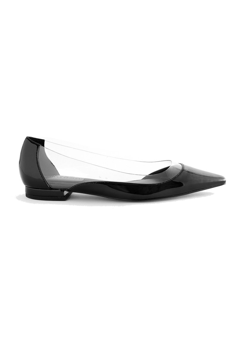 Next FOREVER COMFORT® POINT TOE VINYL BALLERINA FLAT SHOES Ballerines black/noir ZALANDO.FR