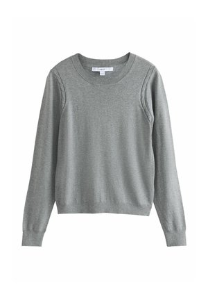 Next, TALL FIT - SOFT TOUCH LONG SLEEVE CREW NECK JUMPER . - Striktrøje - grey