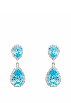 ODETTE TEARDROP TOPAZ - Oorbellen - silver-coloured