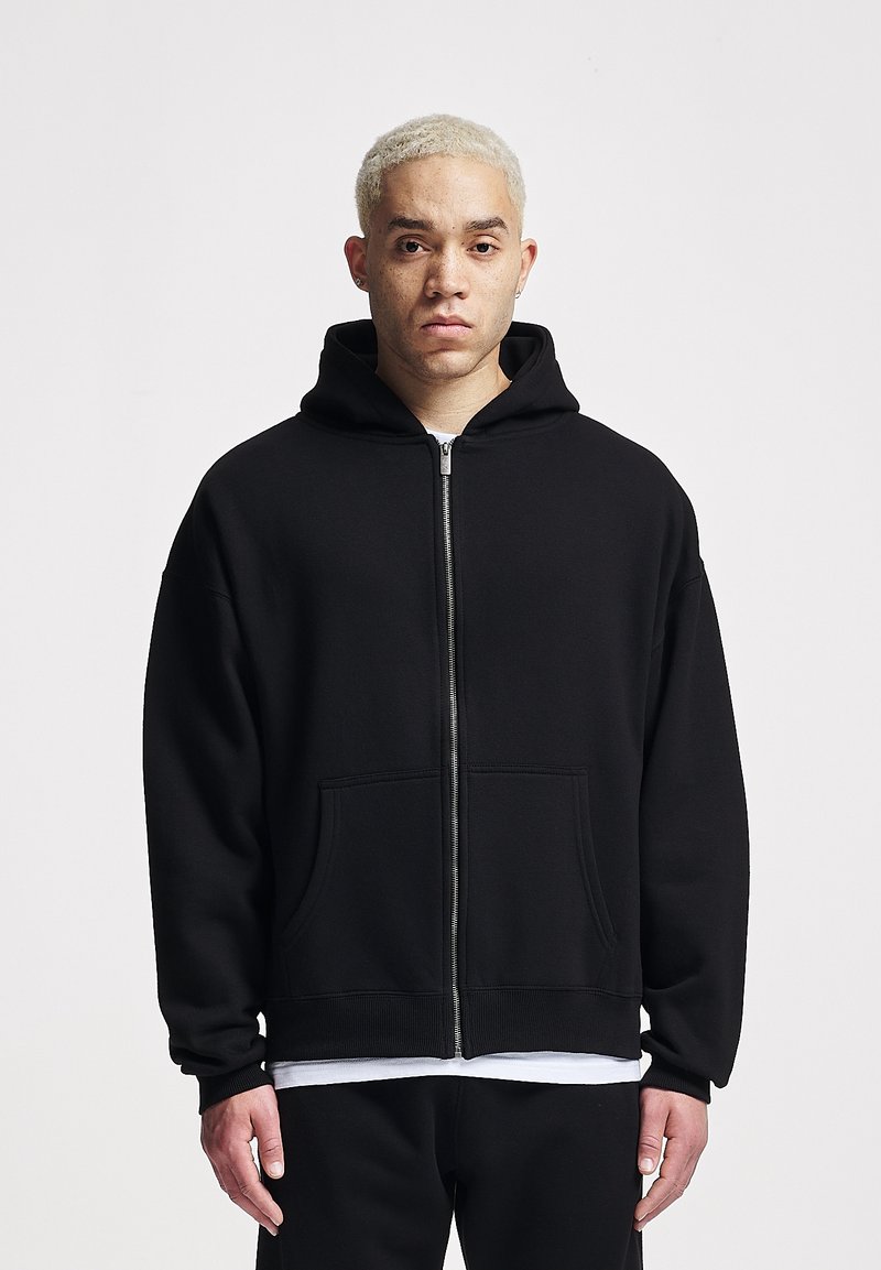 2Y Studios Felpa con zip - black