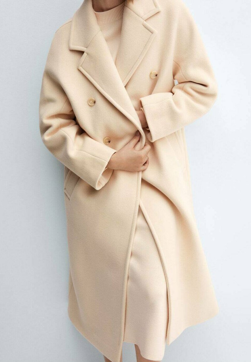 Mango LOVE - Klassischer Mantel - ecru/offwhite - Zalando.de