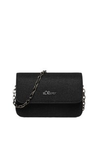 s.Oliver IN SCHIMMERNDER OPTIK - Umhängetasche - schwarz