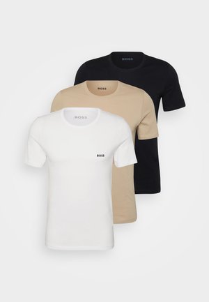 CLASSIC 3 PACK - Undershirt - white/beige/black