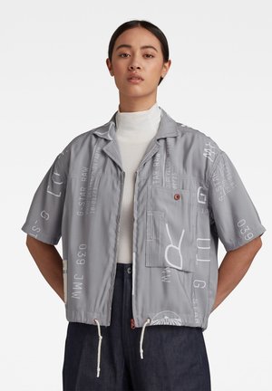 HAWAIIAN SHIRT PRINTED - Korte jassen - charcoal extreme